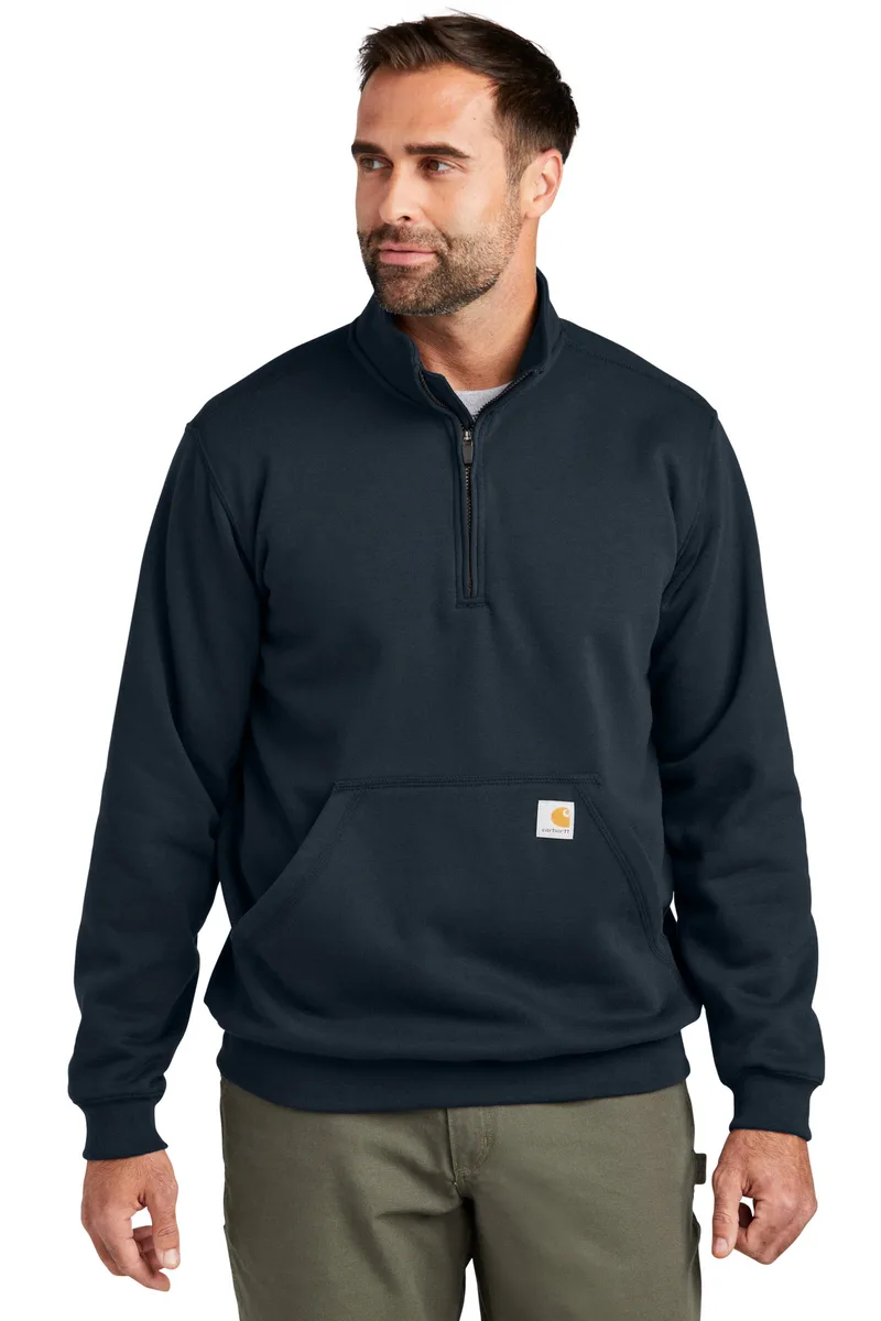 Carhartt® Midweight 1/4-Zip Mock Neck Sweatshirt view 3