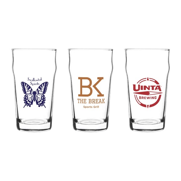 Porter 16 oz Nonic Beer Glass