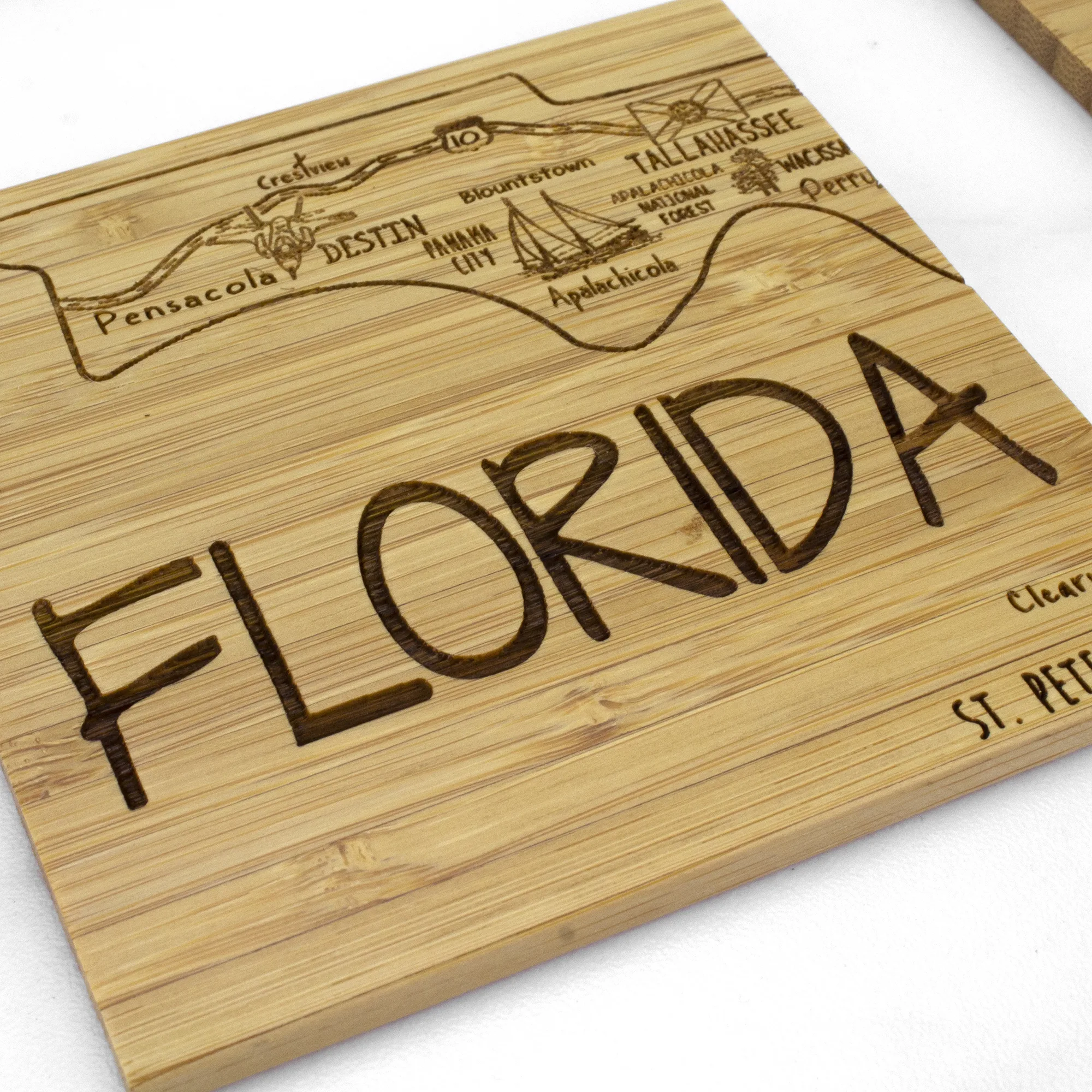 Florida Puzzle Coaster Set view 3