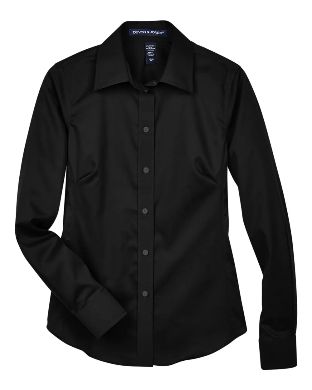 Devon and Jones® Ladies' Crown Collection® Solid Stretch Twill Woven Shirt view 5