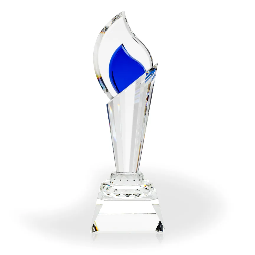 Demeter Blue Crystal Torch Award view 2