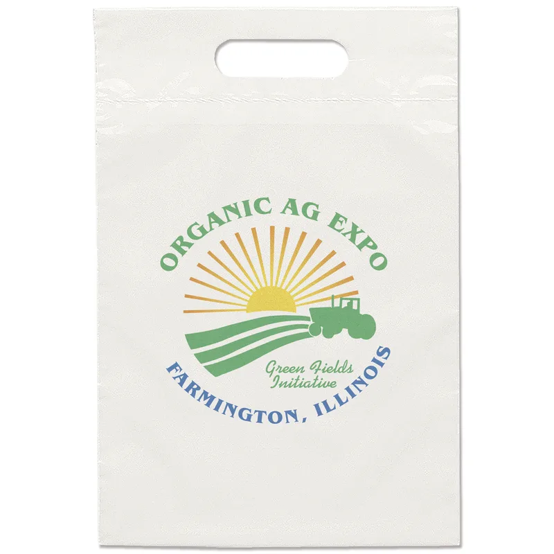 Eco Die Cut Handle Bag - Dynamic Color (9 1/2" x 14")