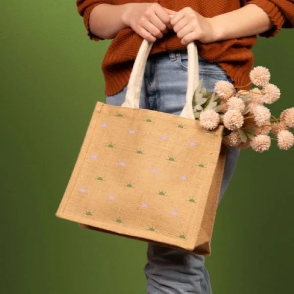 Small Tote - Jute view 2