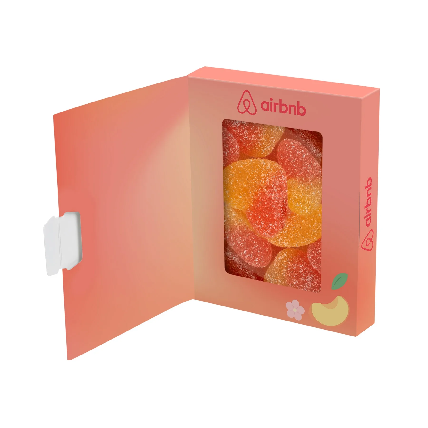 Book Window Box- Peachy Hearts view 2