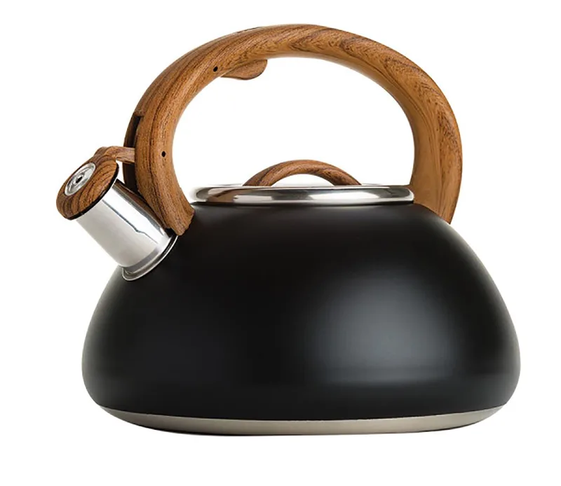Primula Avalon 2.5 Qt. Stainless Steel Gunmetal Whistling Kettle