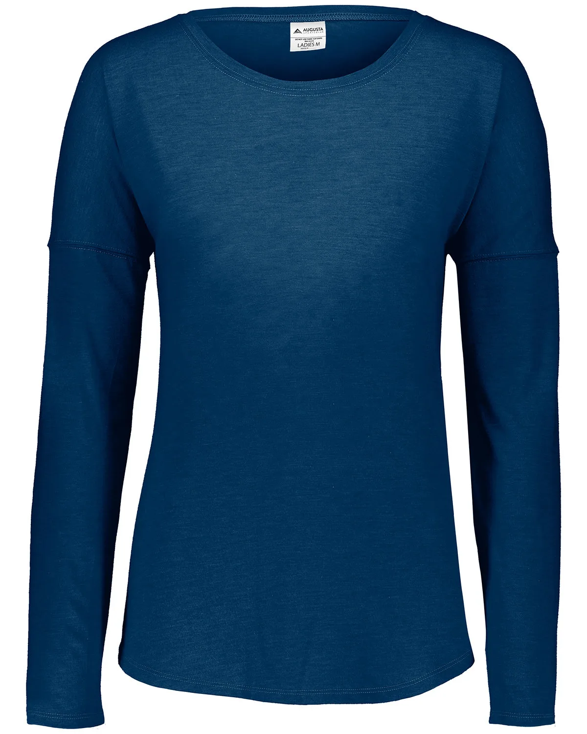 Augusta Ladies' Tri-Blend Long Slevee T-Shirt view 4
