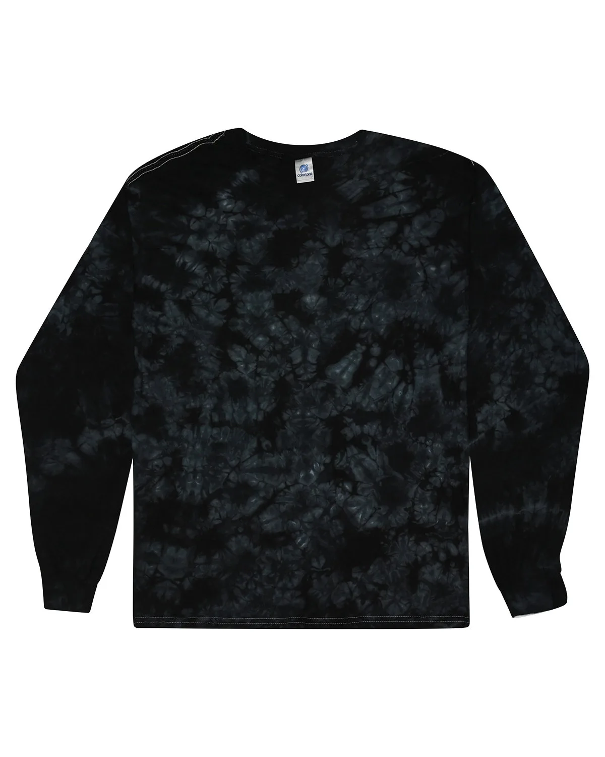 Tie-Dye Unisex Crystal Wash Long-Sleeve T-Shirt view 2