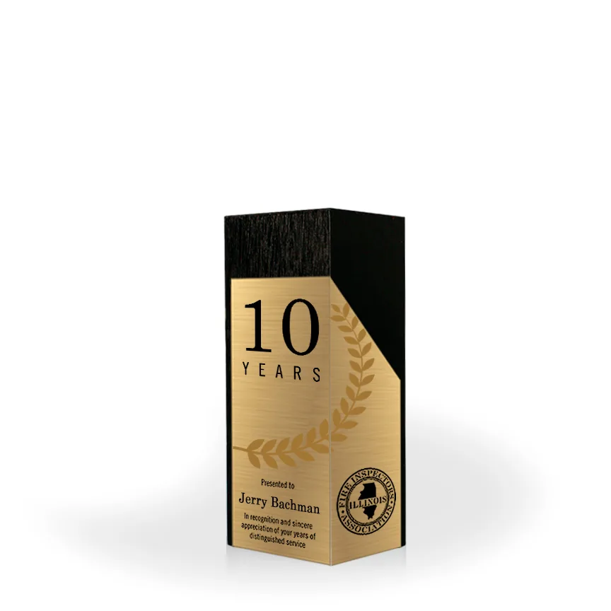 Tahoe Black & Gold Award 7"