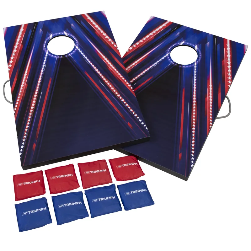 Escalade Sports Triumph Sports - Led Patriotic 2 X 3-Foot Cornhole