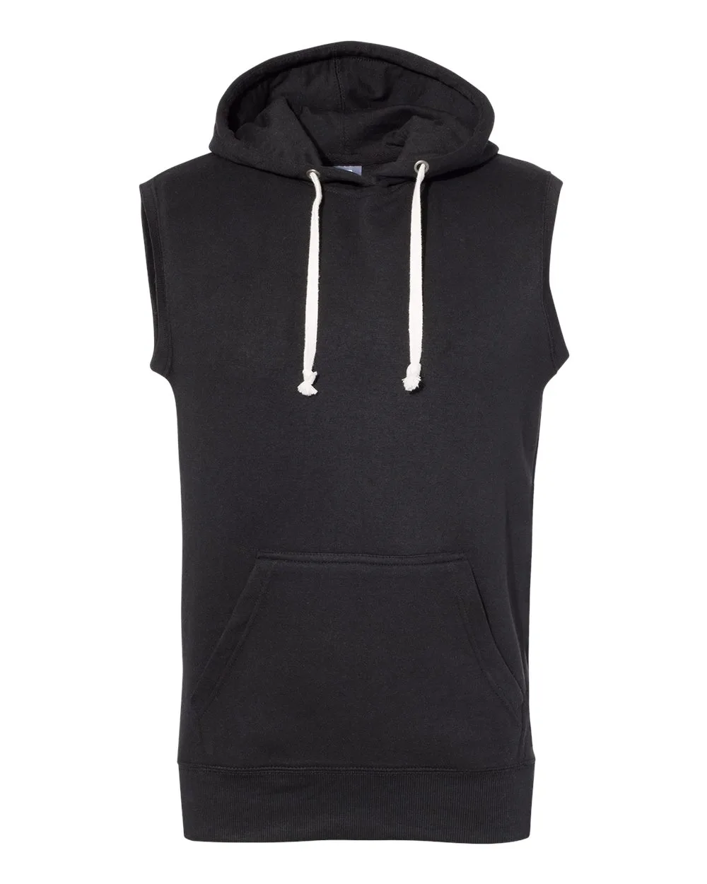 J. America Triblend Sleeveless Hooded Sweatshirt