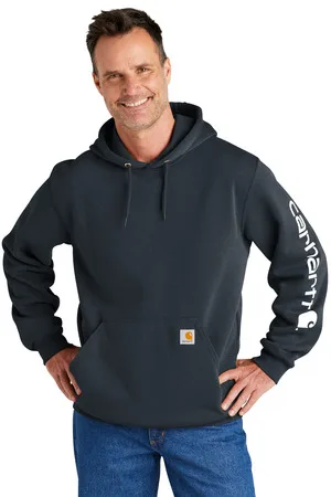 Carhartt® Midweight Hooded Logo Sweatshirt view 4