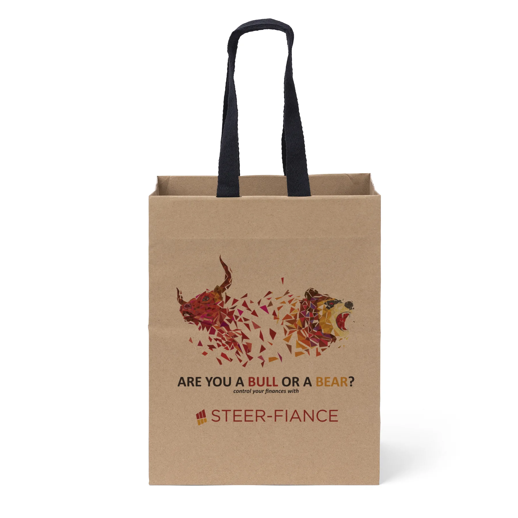 Eco Ash - Woven Handle Eurototes - Chromatic (7 3/4" x 4 3/4" x 9 3/4")