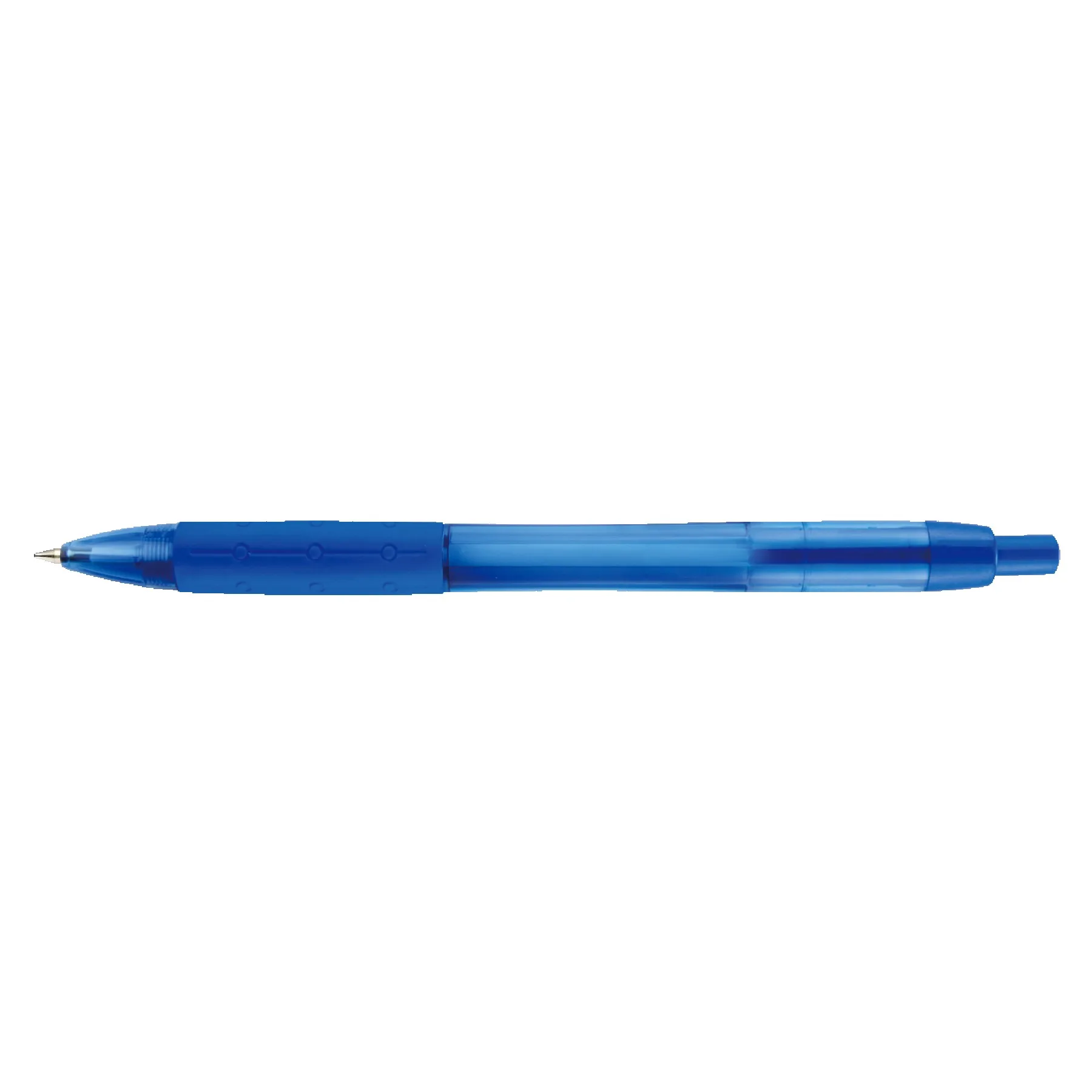 Translucent Blue Blank Back View
