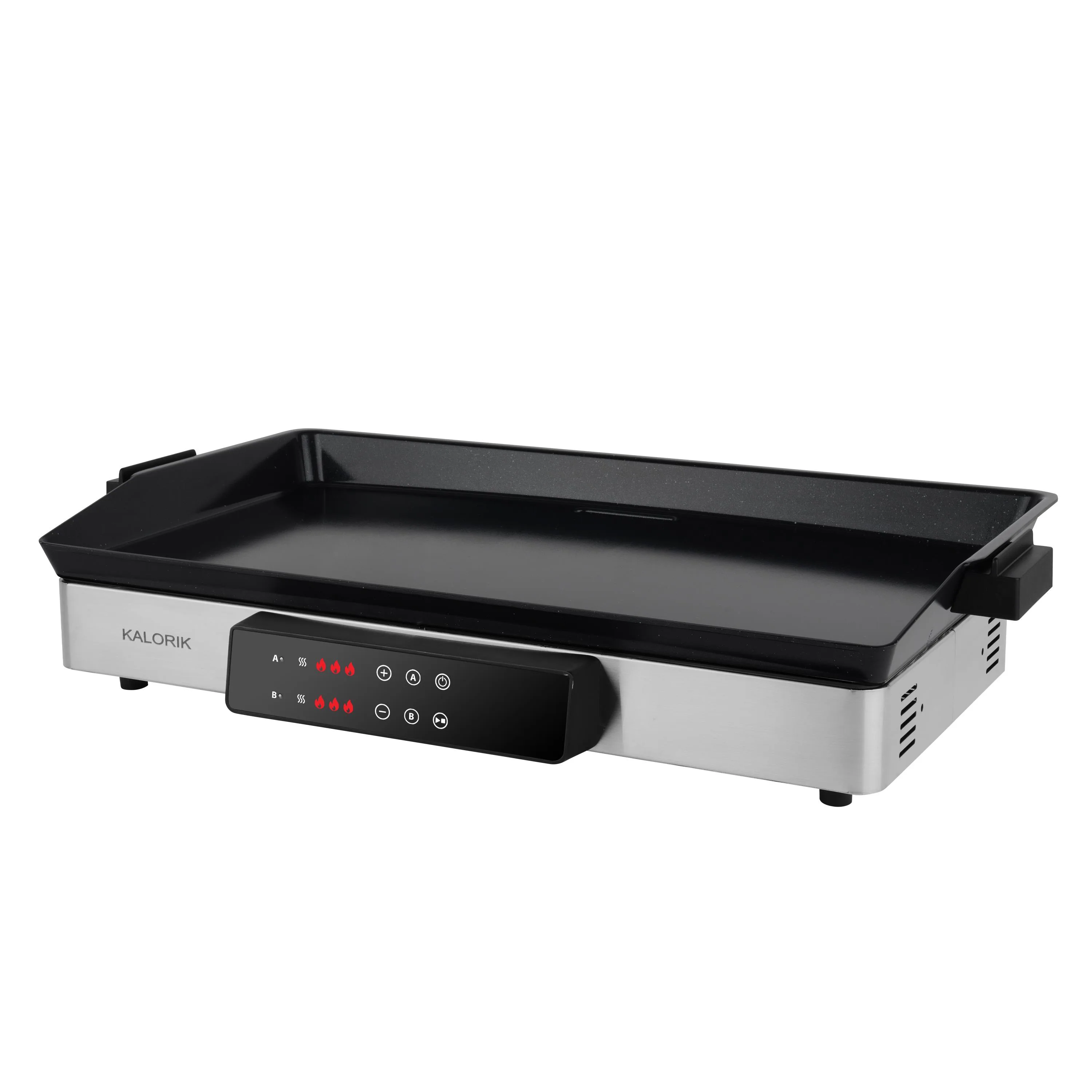 Legacy Kalorik - Maxx 2-In-1 Electric Griddle & Double Cooktop - Stainless Steel