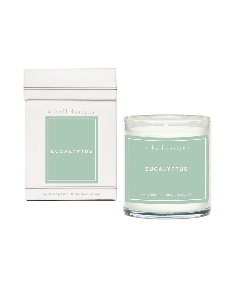 K.Hall Studio Eucalyptus 60 Hour Jar Candle