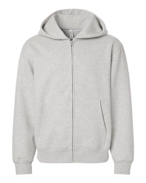 Bella+Canvas® Unisex 10 Oz. Full-Zip Hoodie Sweatshirt view 4