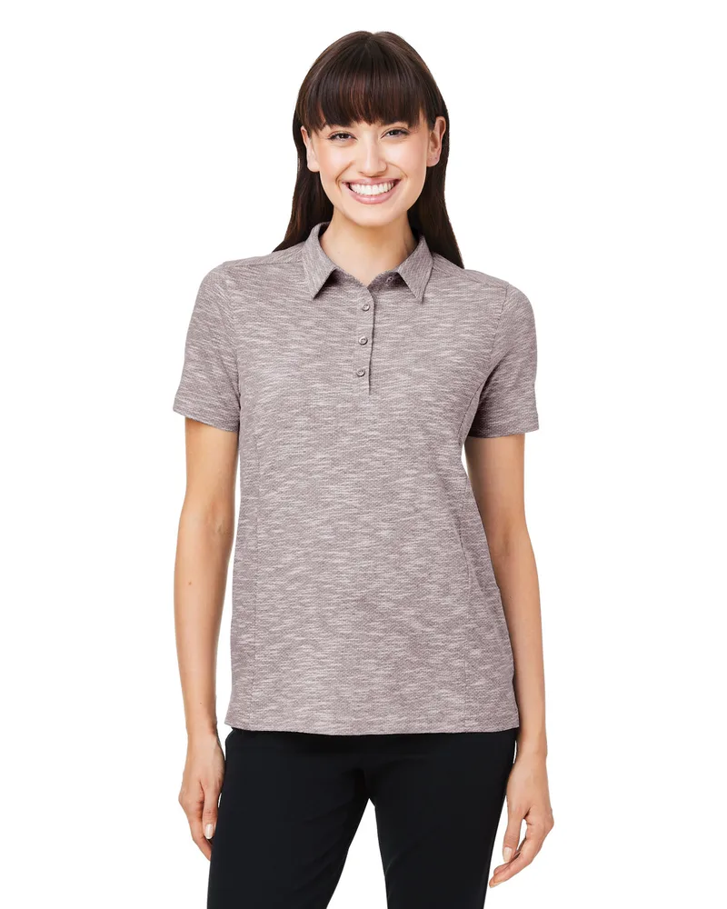 NORTH END Ladies' Eclipse Jacquard Polo view 2