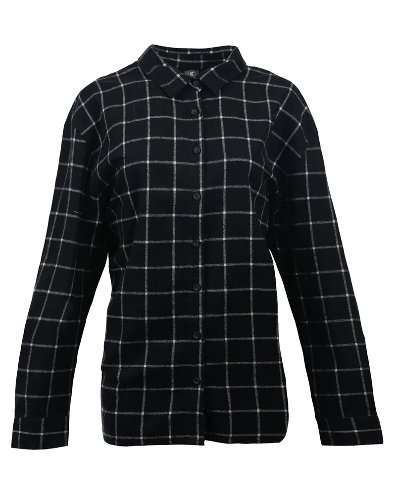 Burnside Ladies' Boyfriend Flannel view 4