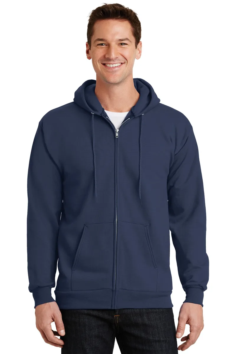 Port & Co™ Essential Fleece Full-Zip Hooded Sweatshirt. view 5