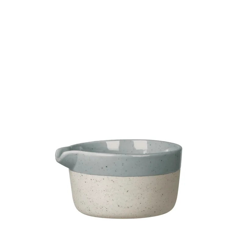 Blomus Sablo Stone Gray Ceramic Stoneware Creamer
