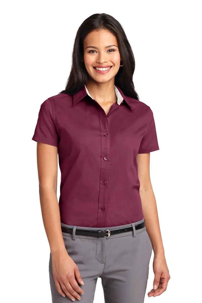 Port Authority® Women's Short Sleeve Easy Care Shirt. view 2