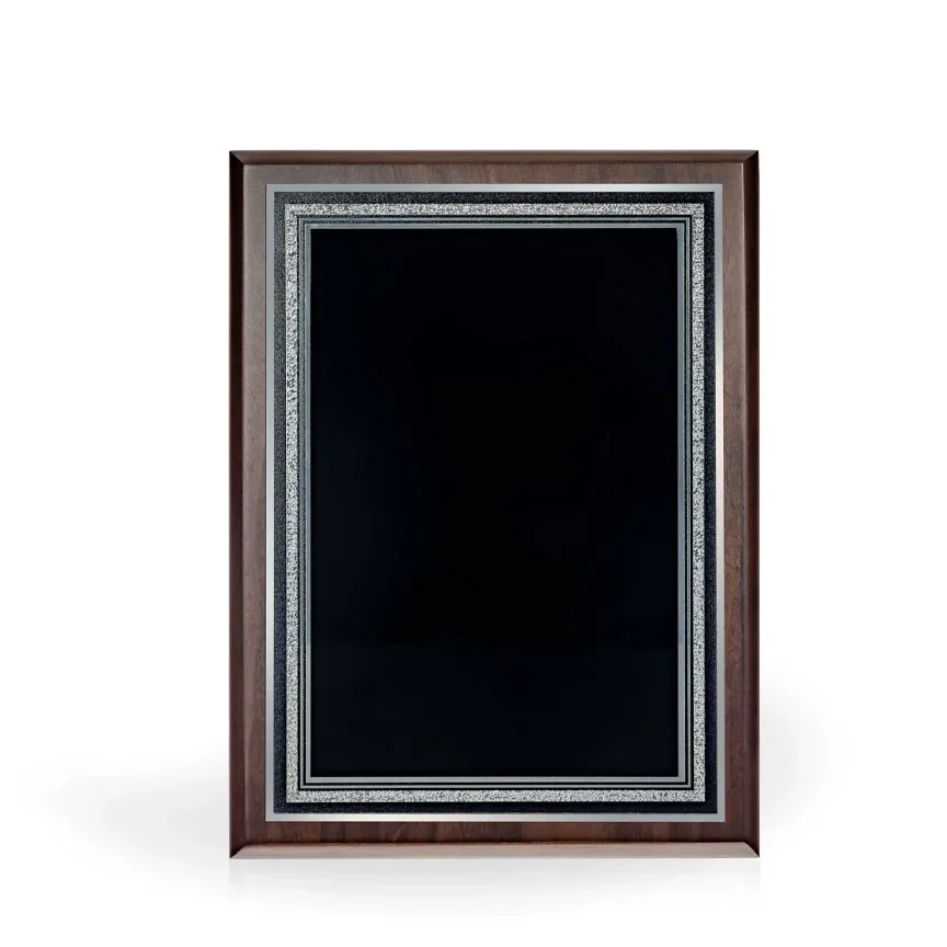 Weber Walnut Award Plaque, view 2