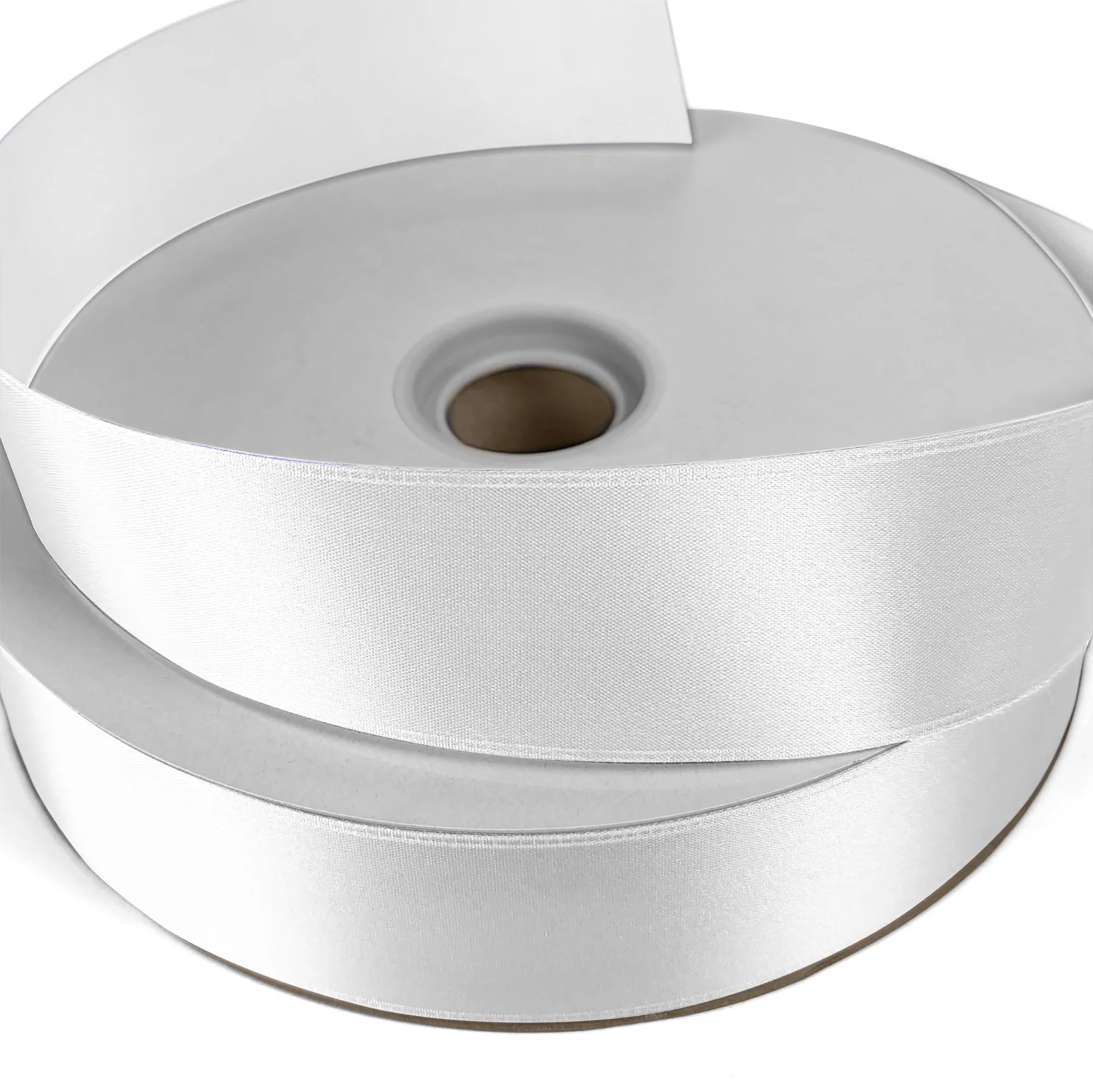 1 1/2" Badge Satin Ribbon - 100yd Roll - Foil Print view 2