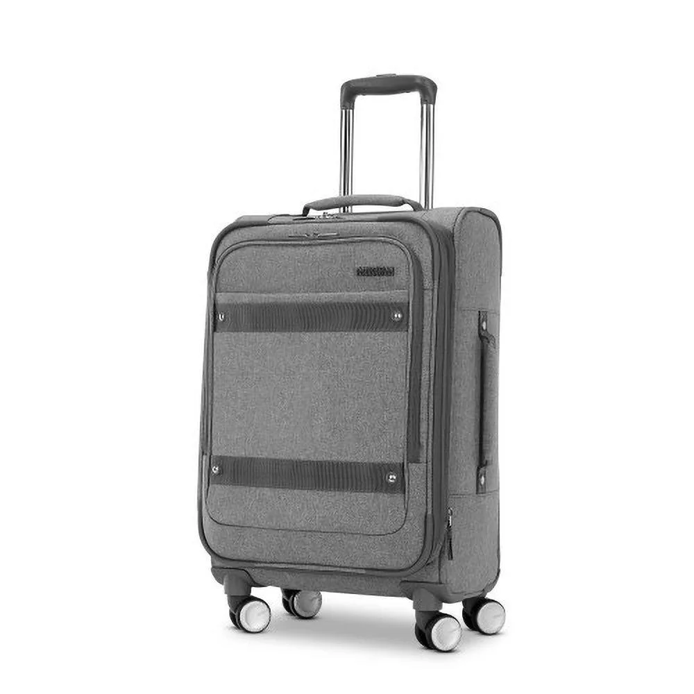 American Tourister Whim 21" Carry-On Softside Spinner Dove Gray Luggage