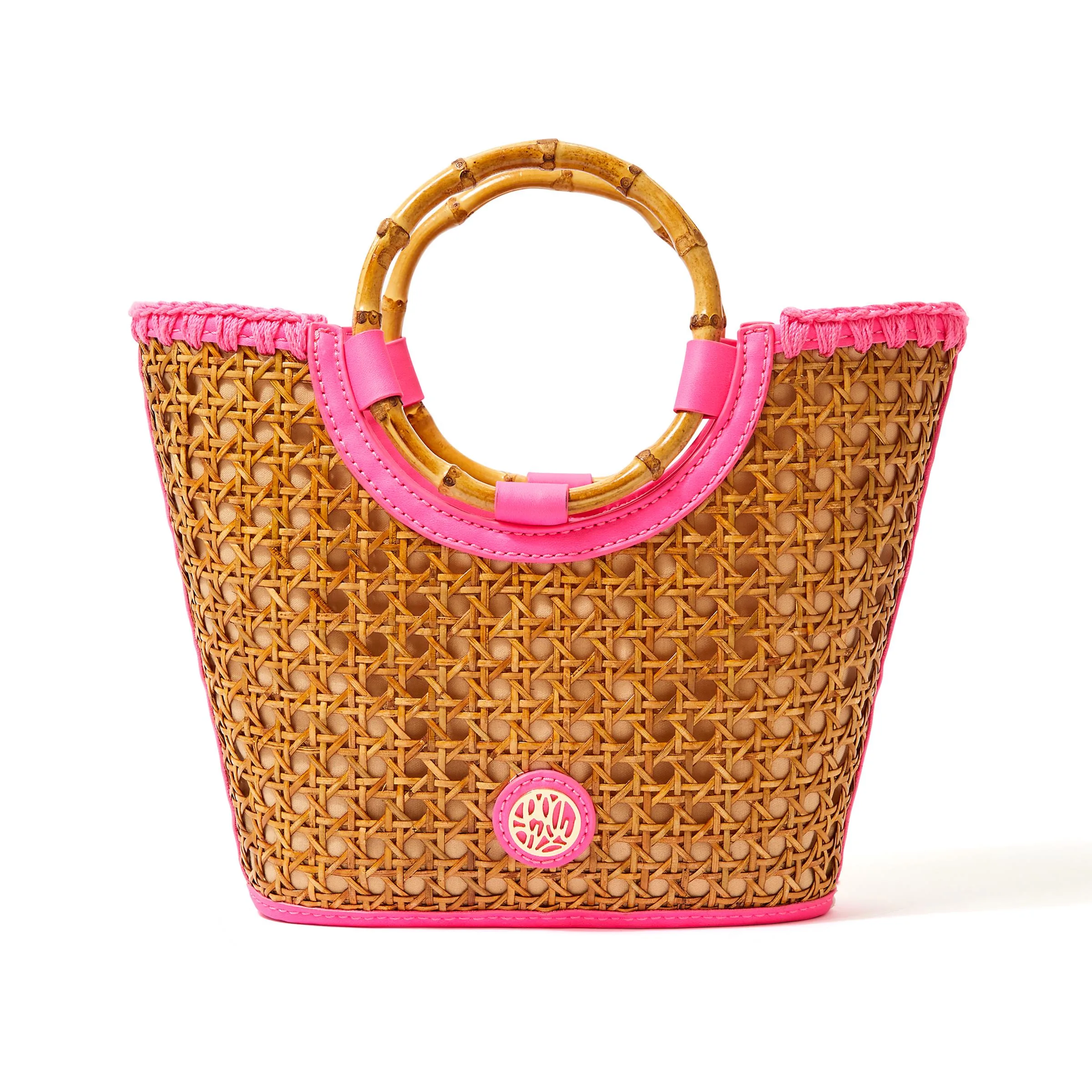 Lilly Pulitzer Mini Grotto Cane Tote - Aura Pink