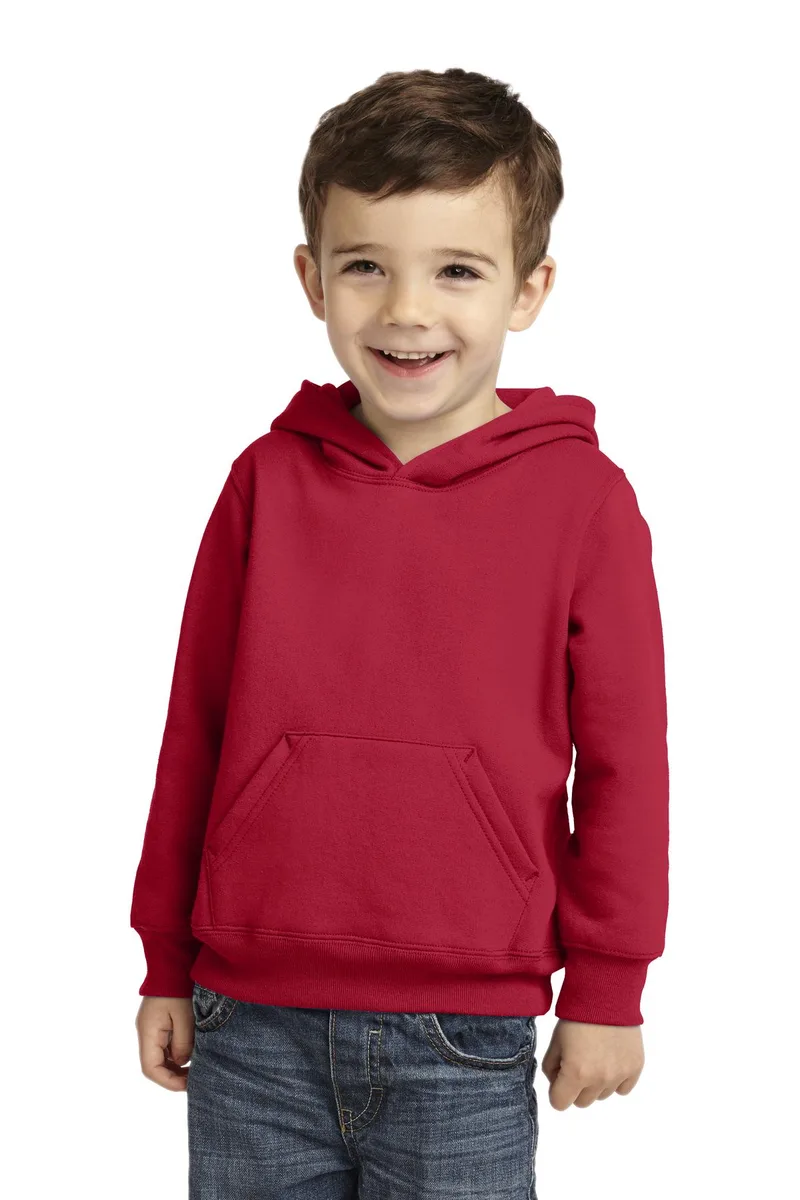 Port & Co™ Toddler Core Fleece Pullover Hooded Sweatshirt.