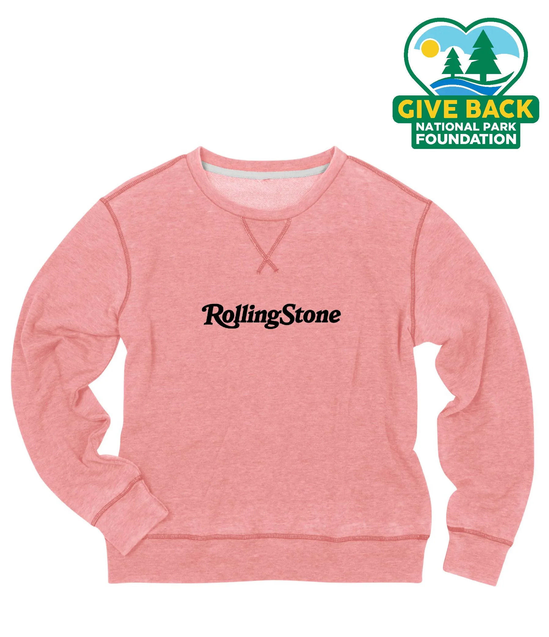 ACE Ladies Burnout Wash Sweatshirt view 2