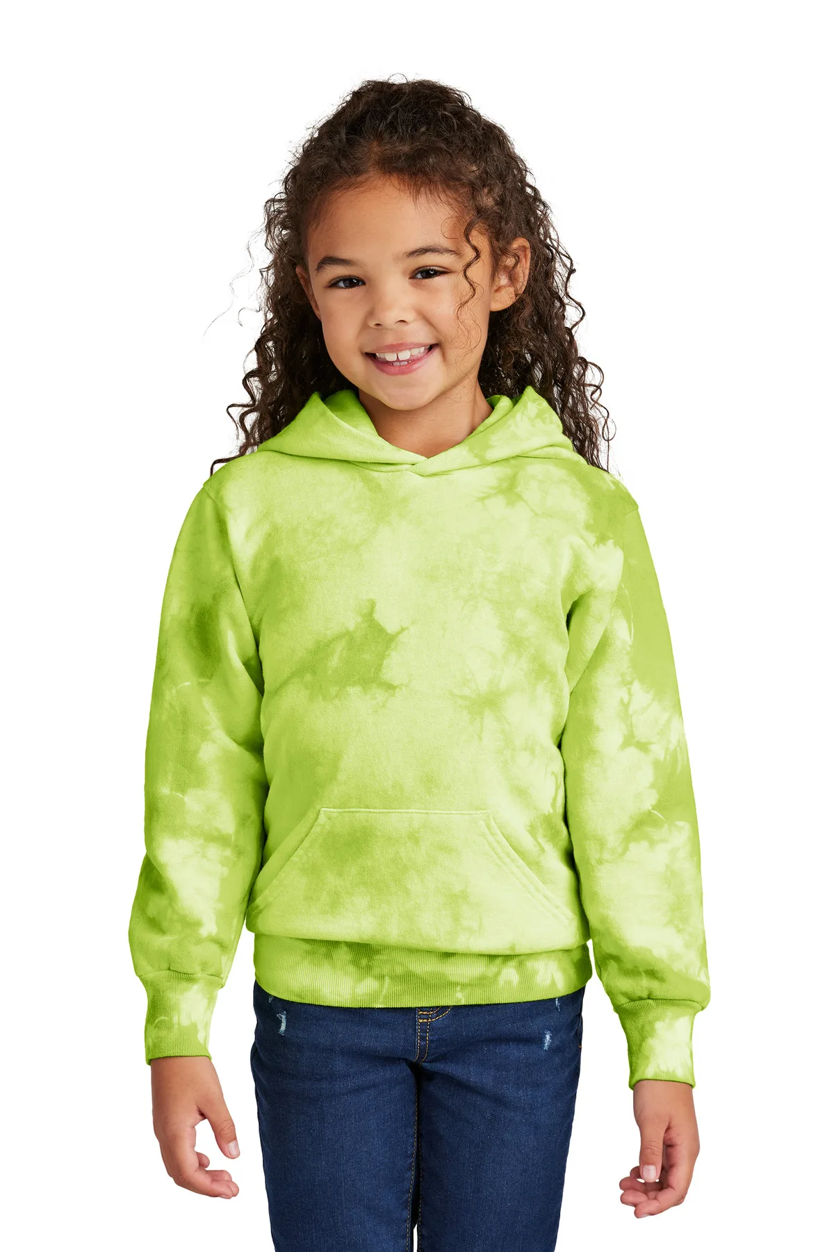 Port & Co™ Youth Crystal Tie-Dye Pullover Hoodie