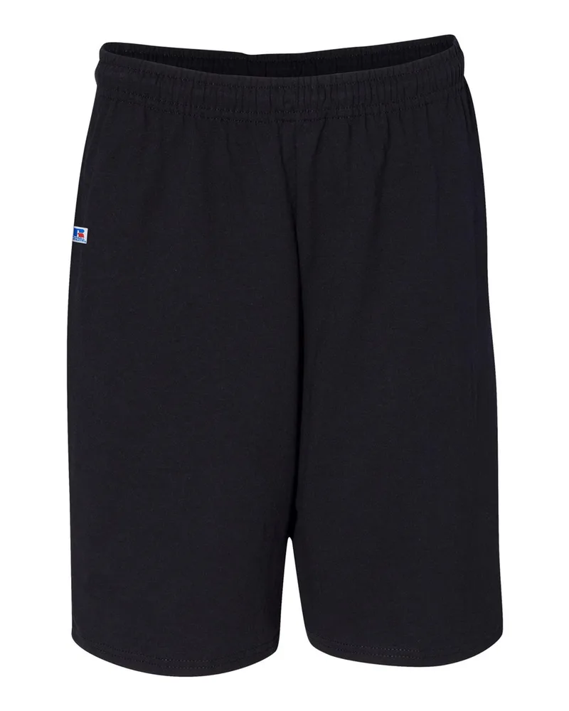 Russell Athletic® 10'' Essential Jersey Cotton Shorts w/Pockets