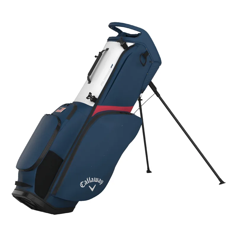 Callaway Fairway + Stand Bag - White/Marine/Red/Flag