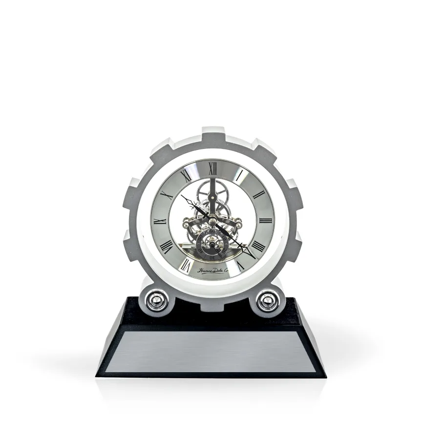 Futuro Metal Desk Clock view 2