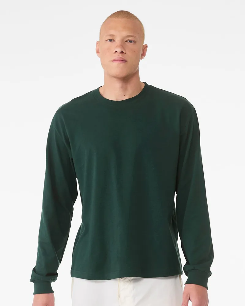 Bella+Canvas® Unisex 6 Oz. Heavyweight Long-Sleeve T-Shirt view 2