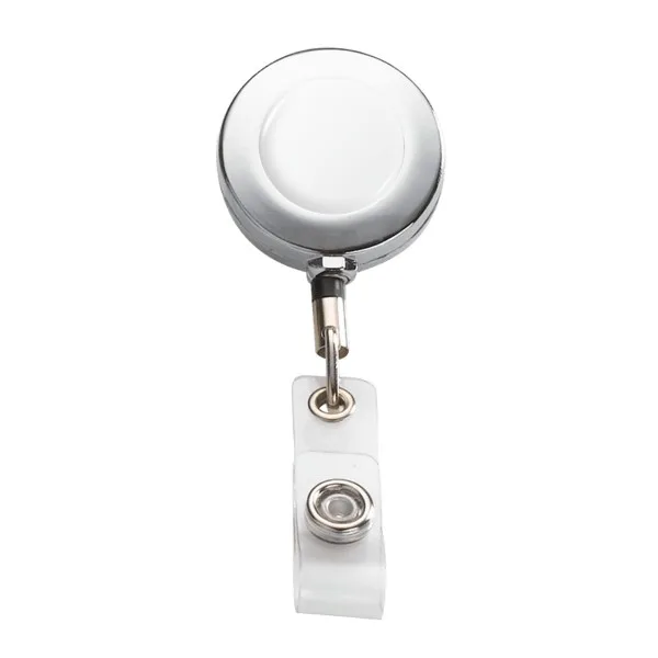 IMPORT Metal Retractable Badge Reel with Belt Clip view 3