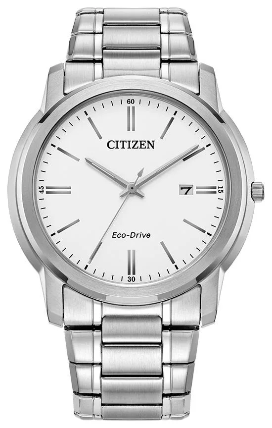Citizen Watch Men's Corporate Exclusive Stainless Steel Watch w/White Dial