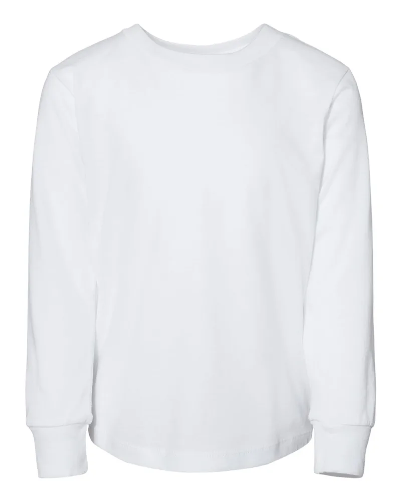Bella+Canvas® Youth Toddler Jersey Long Sleeve T-Shirt view 4