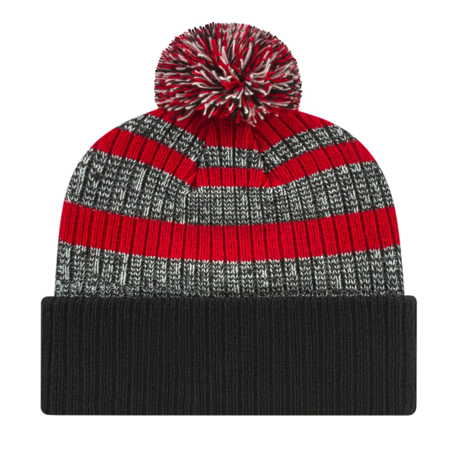 Heavy Ribbed Knit Cap With Cuff view 5