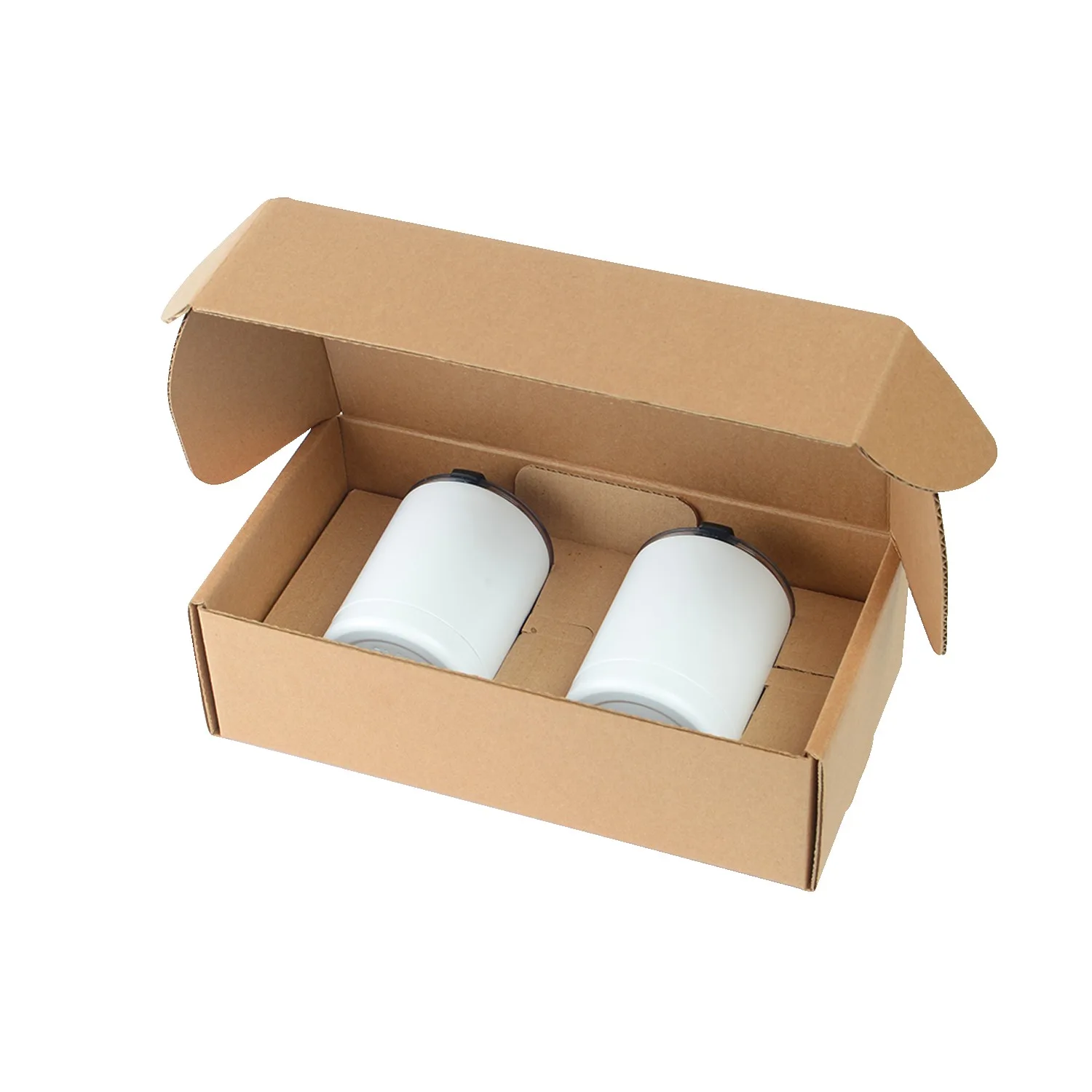 10 Oz. Stainless Steel Low Ball Glasses Gift Box Set view 2