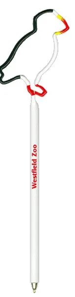 Bird Puffin Multi-Color Inkbend Standard, Bent Pen