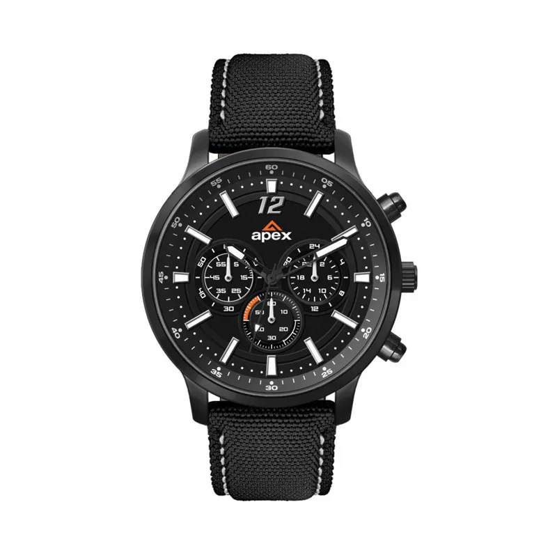 45mm, Black Metal Case, Chrono Mvt