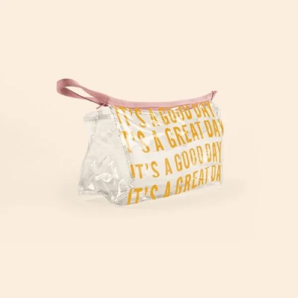 Clear Vinyl Jetsetter Large Pouch view 4