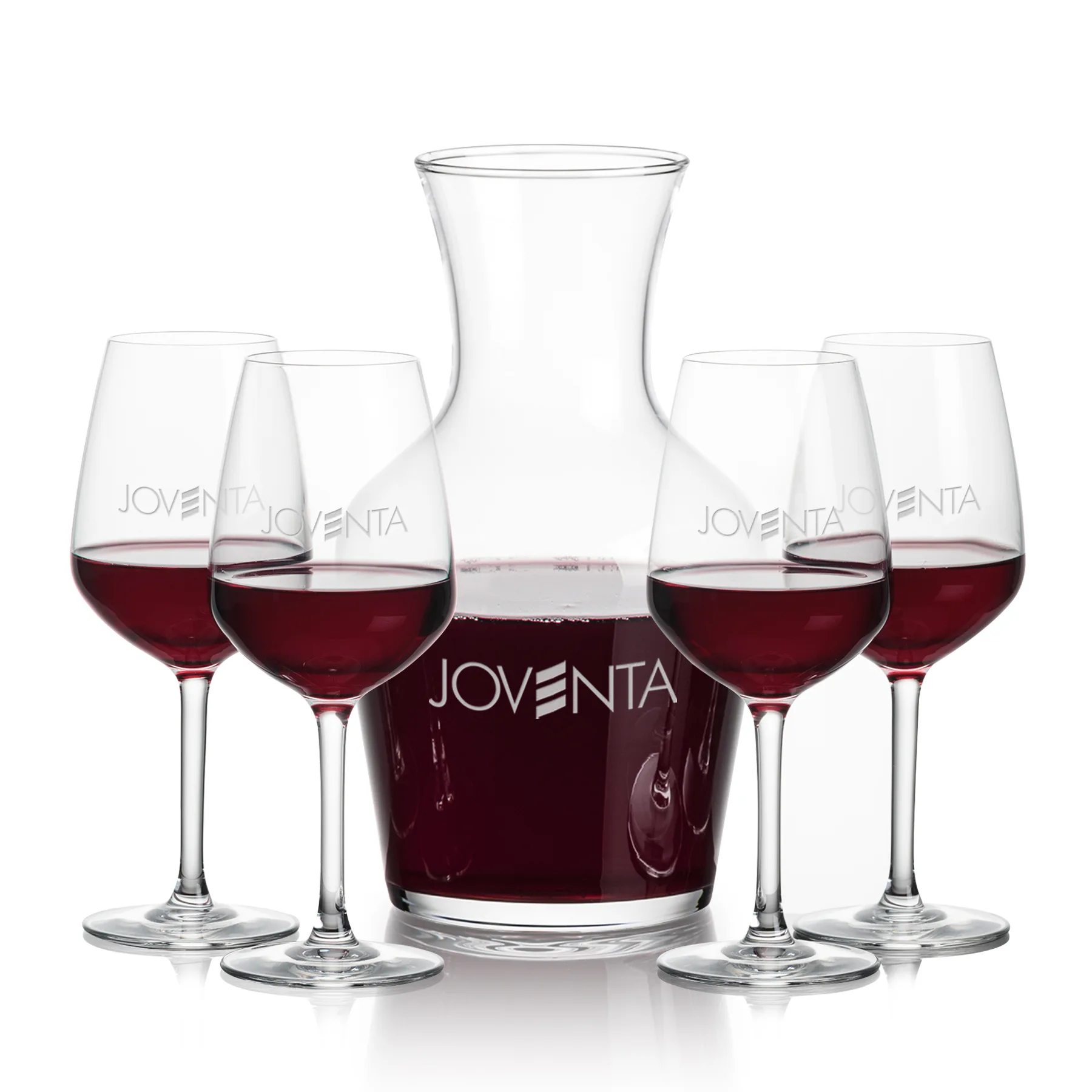 Carafe Stemmed Set, Mandelay Set, Carafe & 4 Wine
