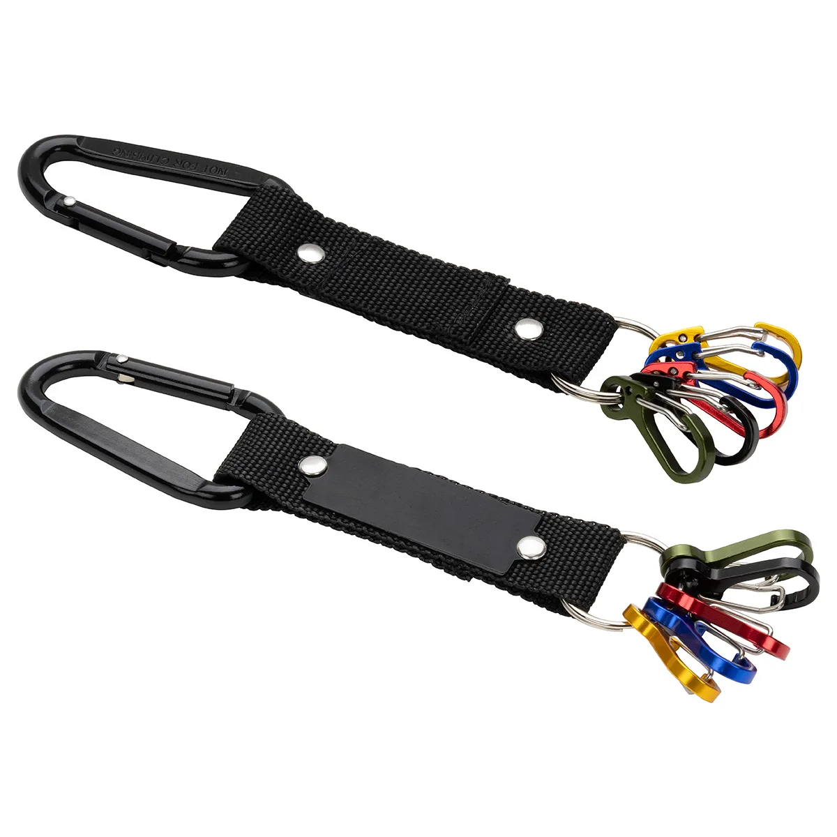 Aluminum Carabiner Strap with Color-Code Key Clips view 2