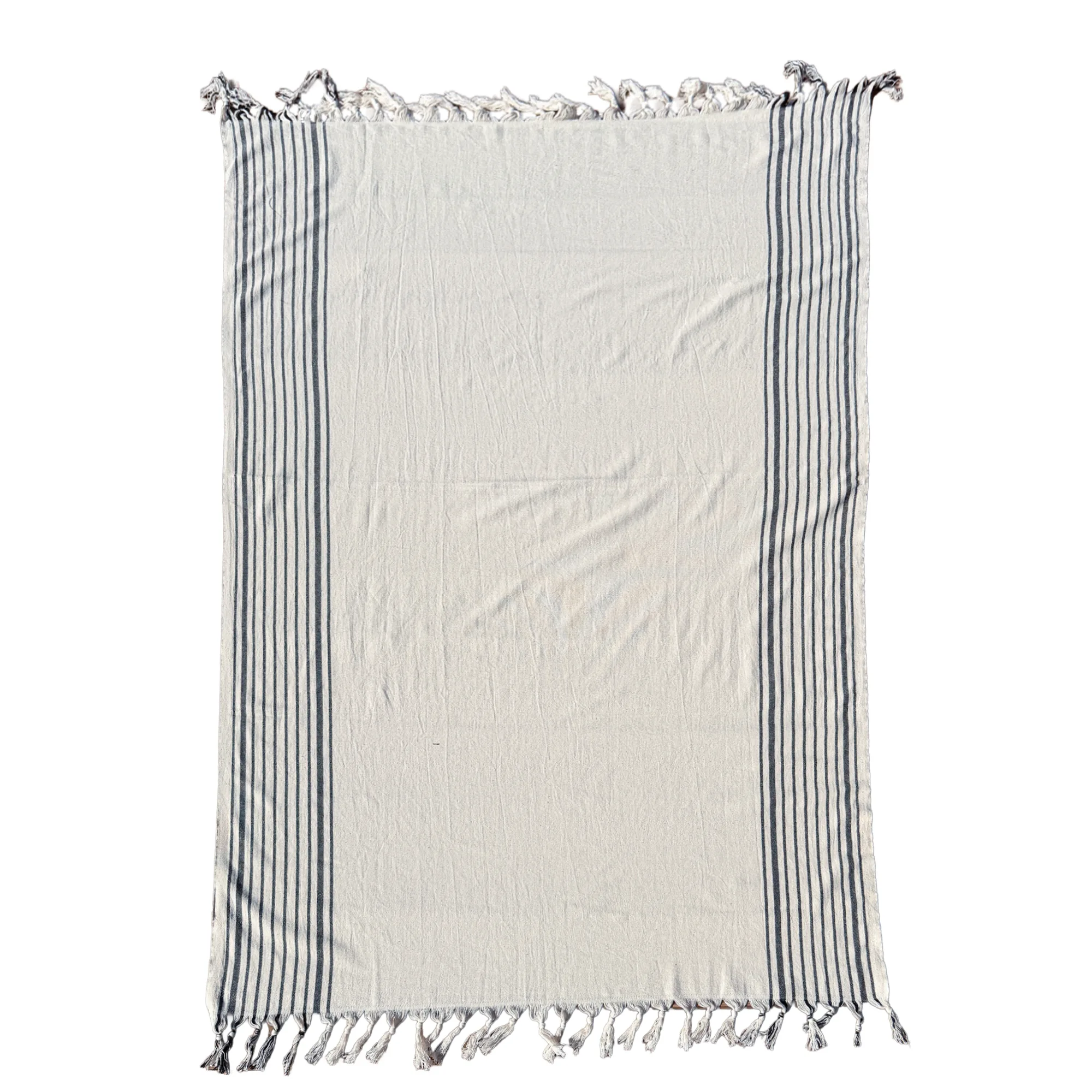 Ivory Shore Open Stripe Pesh (Imprinted) view 2