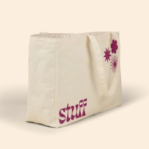 BABS Oversized Tote - Natural Canvas view 2