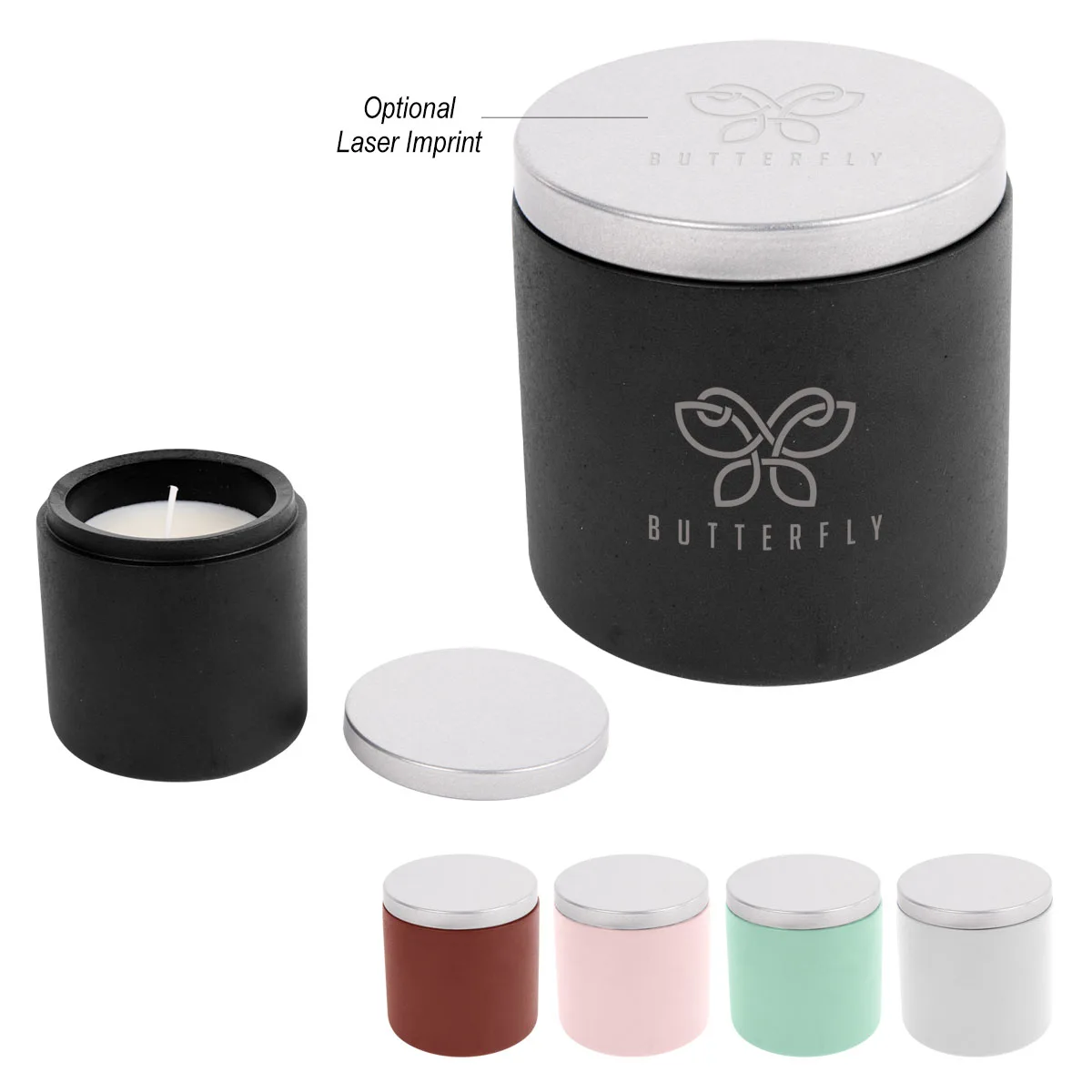 Cali Clay Cement Candle