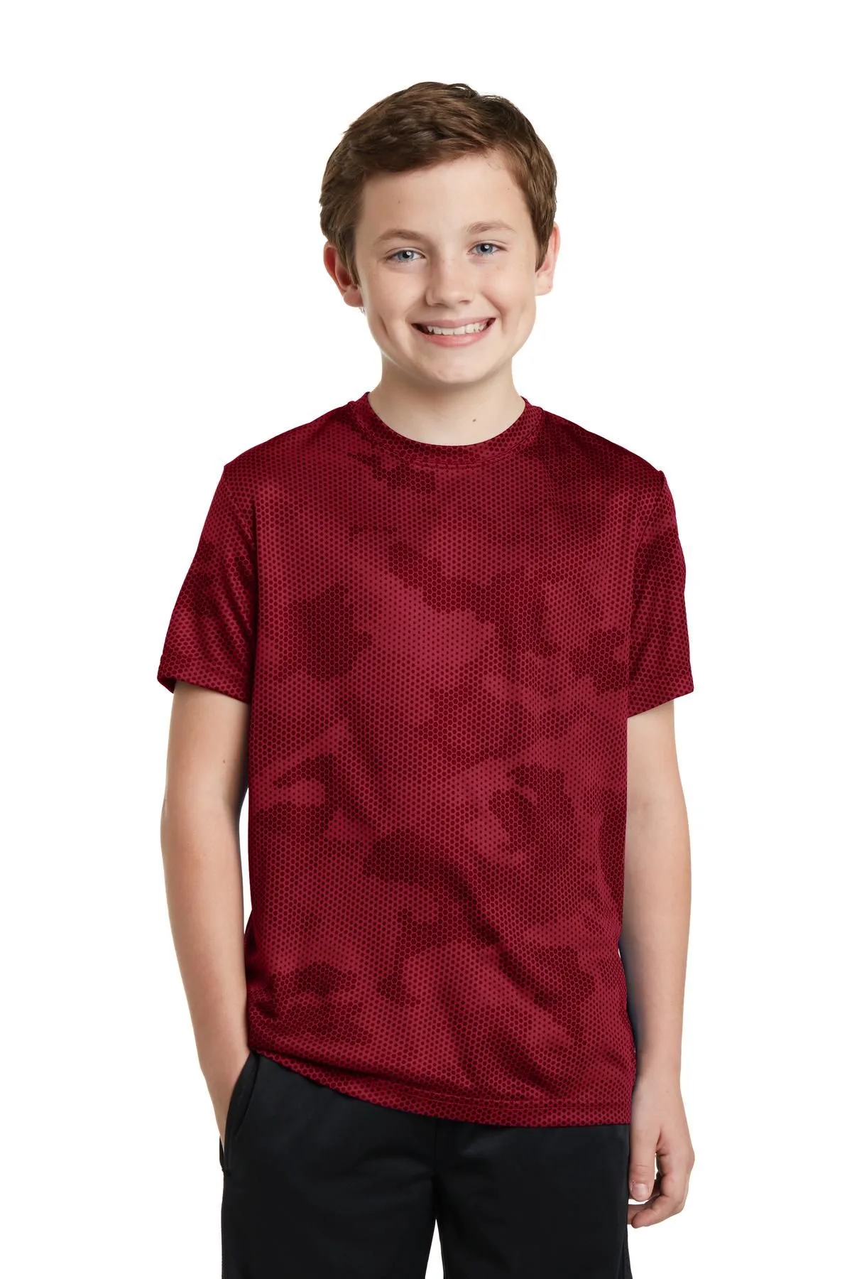 Sport-Tek® Youth CamoHex Tee.